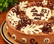 Tort cu ciocolata, rom si stafide-21