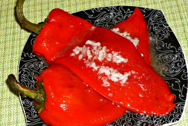 Salata de ardei capia, copt