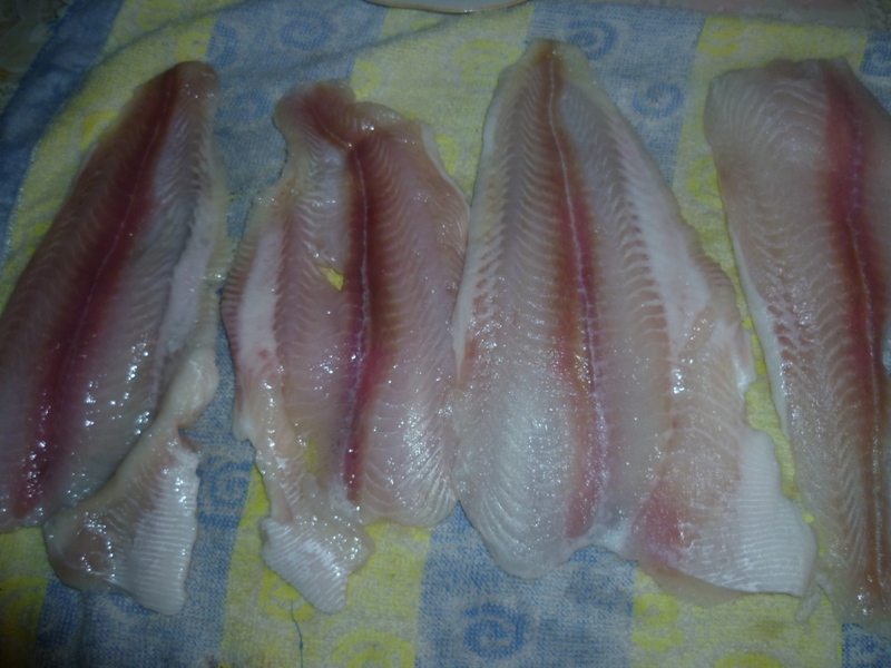 File de pangasius la cuptor