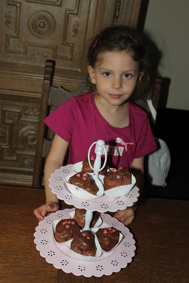 Muffins cu zmeura