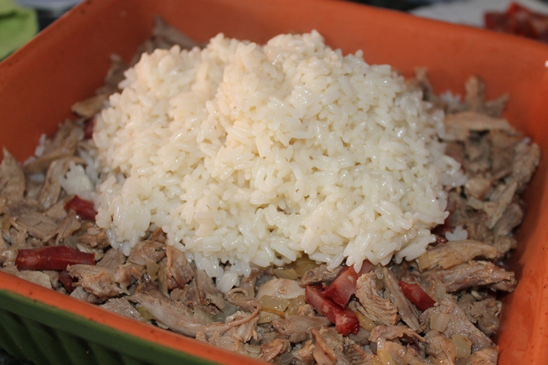 Orez cu carne de rata(Arroz de pato)