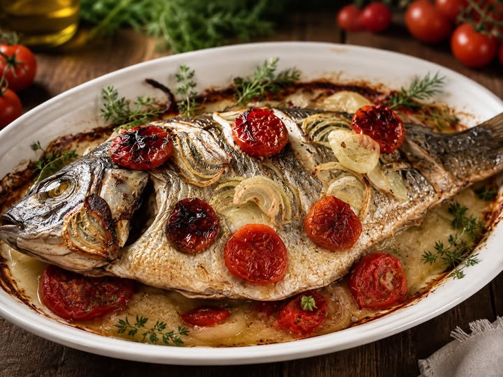 Peste Tilapia la cuptor cu legume