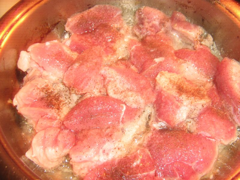 Tocanita din carne de porc cu ardei