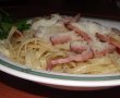 Linguine cu sunca,usturoi si parmezan-7