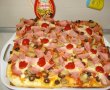 Pizza cu sunca presata si ciuperci-10