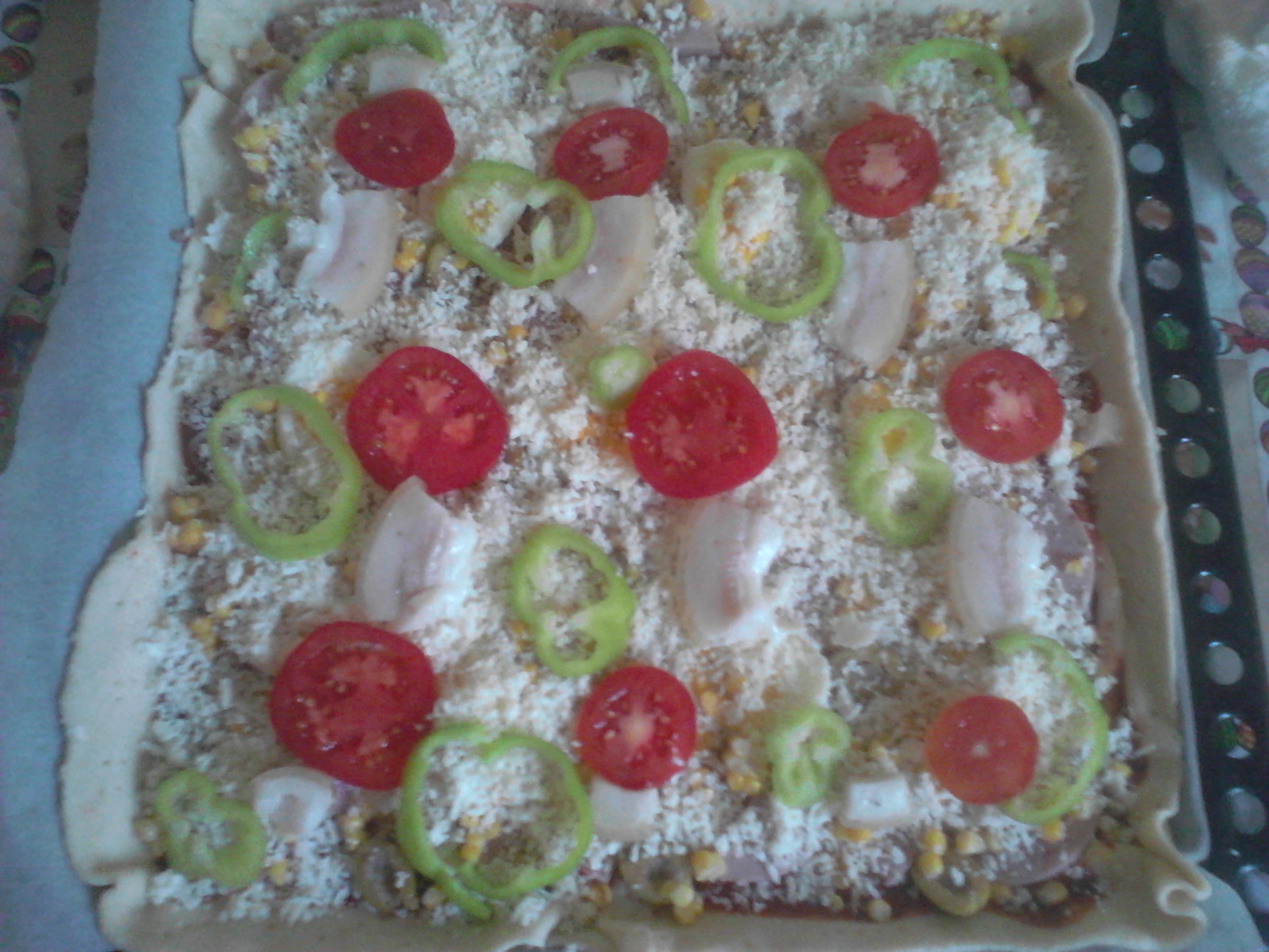 Pizza cu sunca