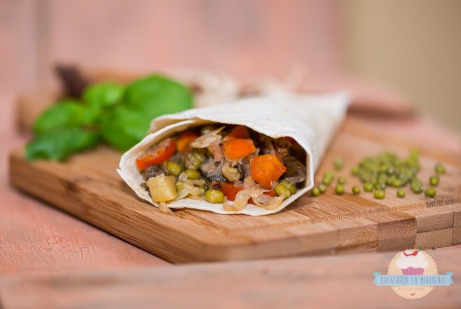 Burrito cu legume