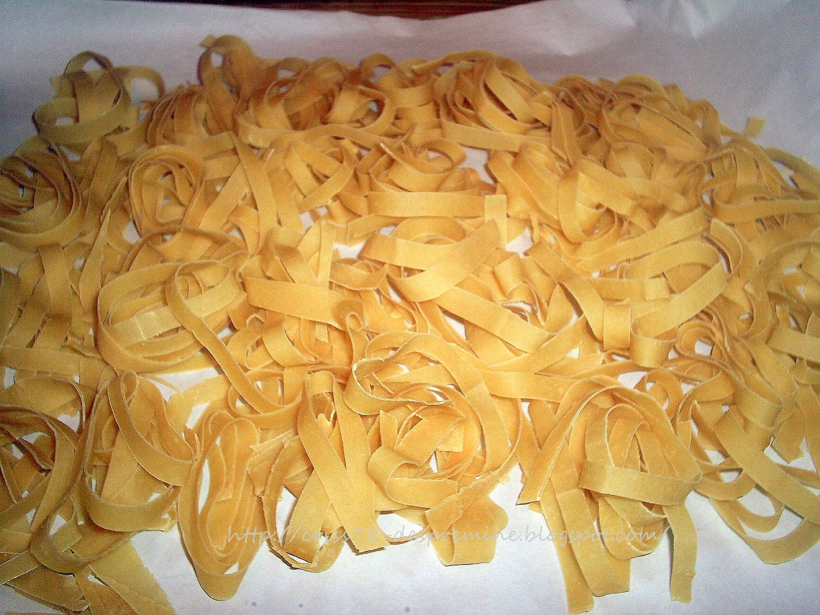 Tagliatelle (facute in casa)