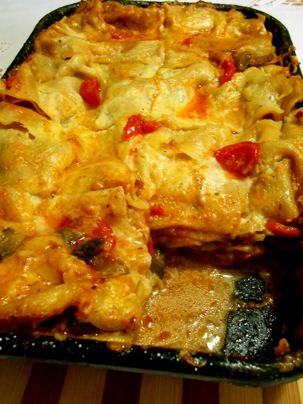 Lasagna cu legume, reteta gustoasa si sanatoasa, plina de arome si nutrienti