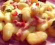 Gnocchi cu bacon şi sos de smântână, reţeta simplă, foarte rapidă, săţioasă şi foarte gustoasă-2