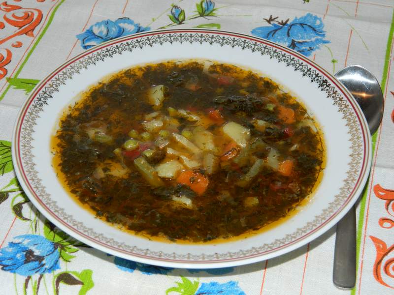 Ciorba de legume cu tarhon