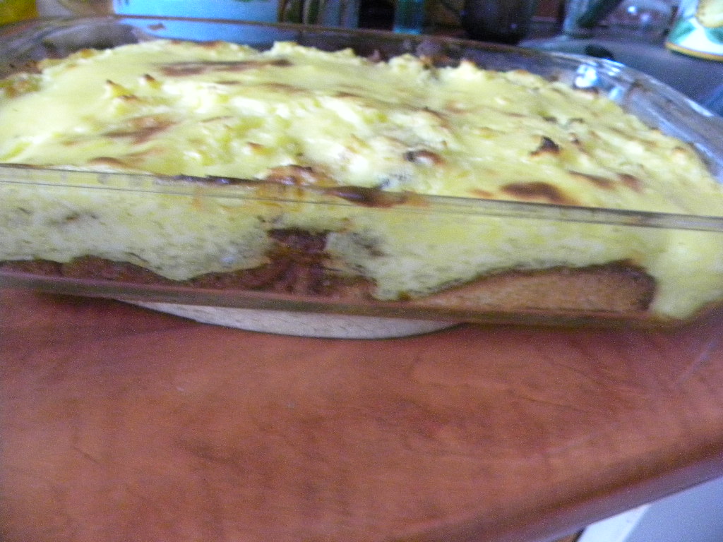 Panettone pudding cu vanilie