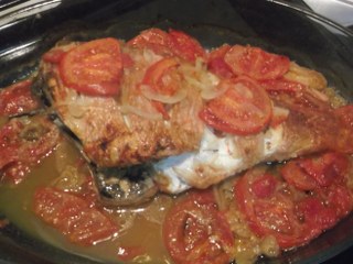 Red fish la cuptor