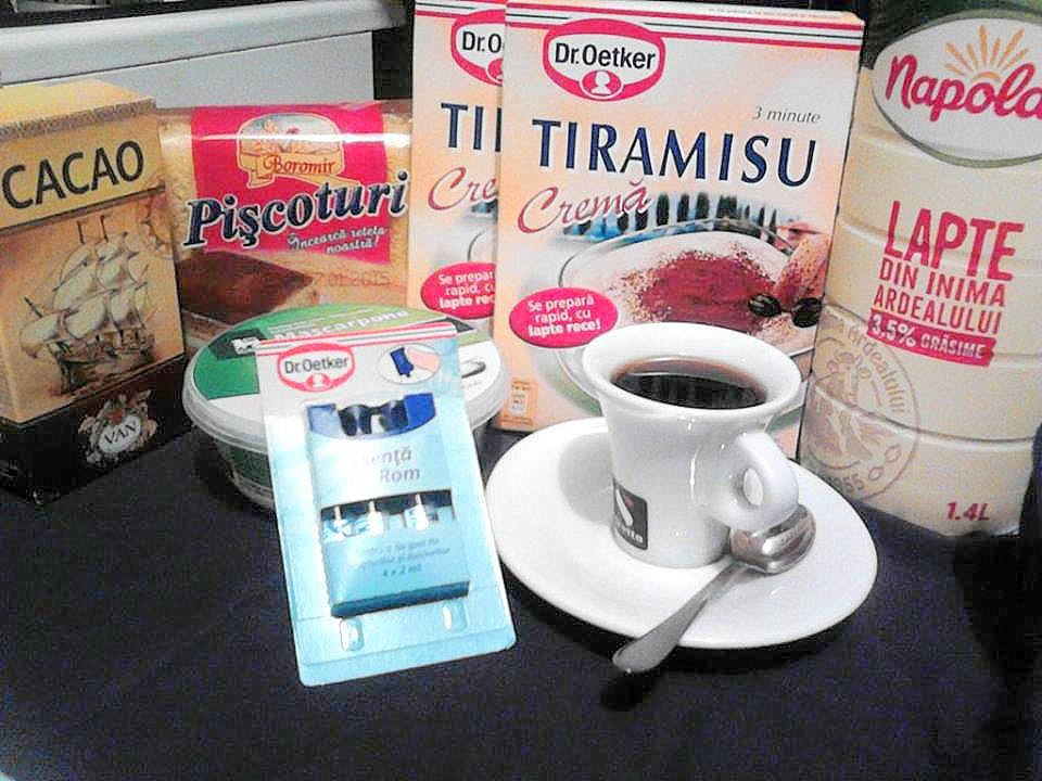 Tiramisu reteta cu crema Dr. Oetker