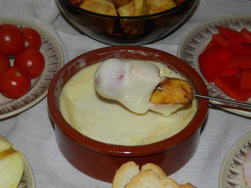 Cina cu branza fondue