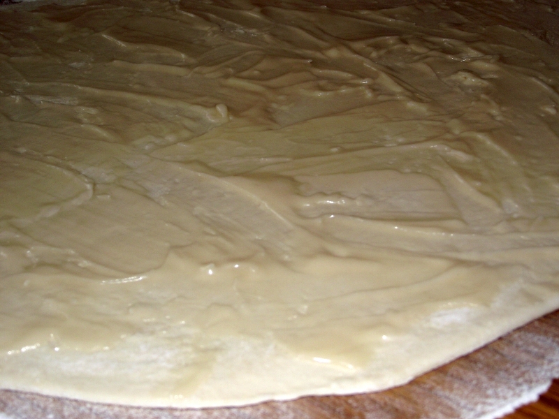 Tarta cu struguri si crema de vanilie