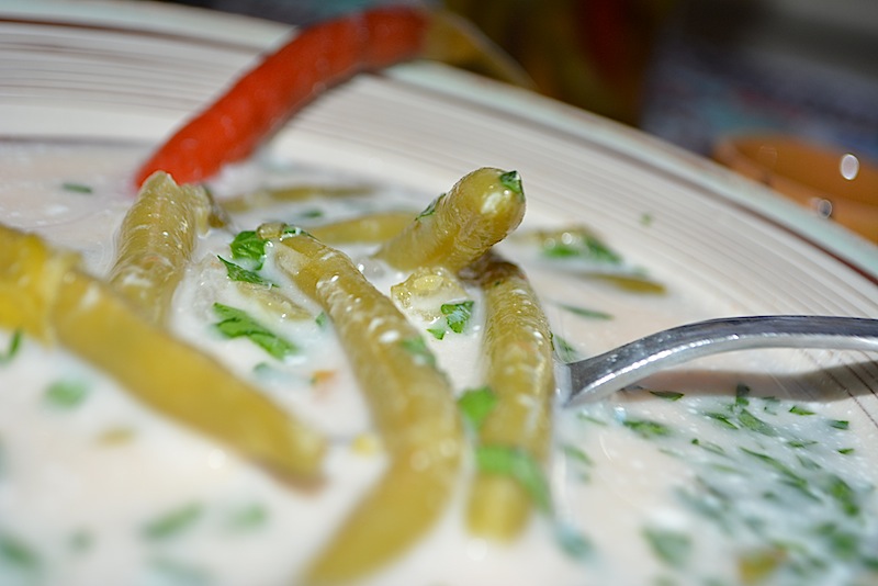 Ciorba de fasole verde cu smantana