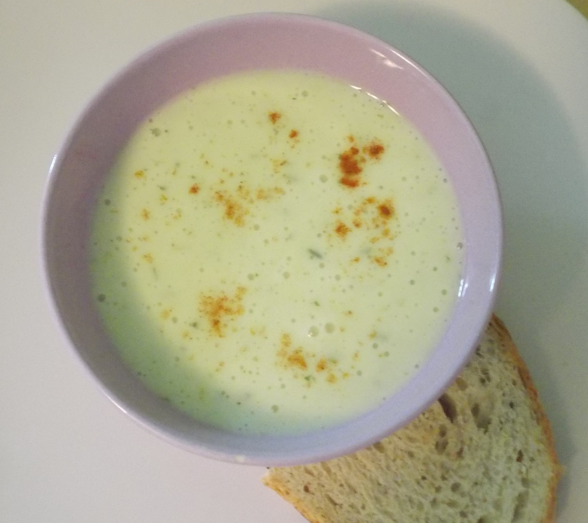 Supa crema de ceapa verde