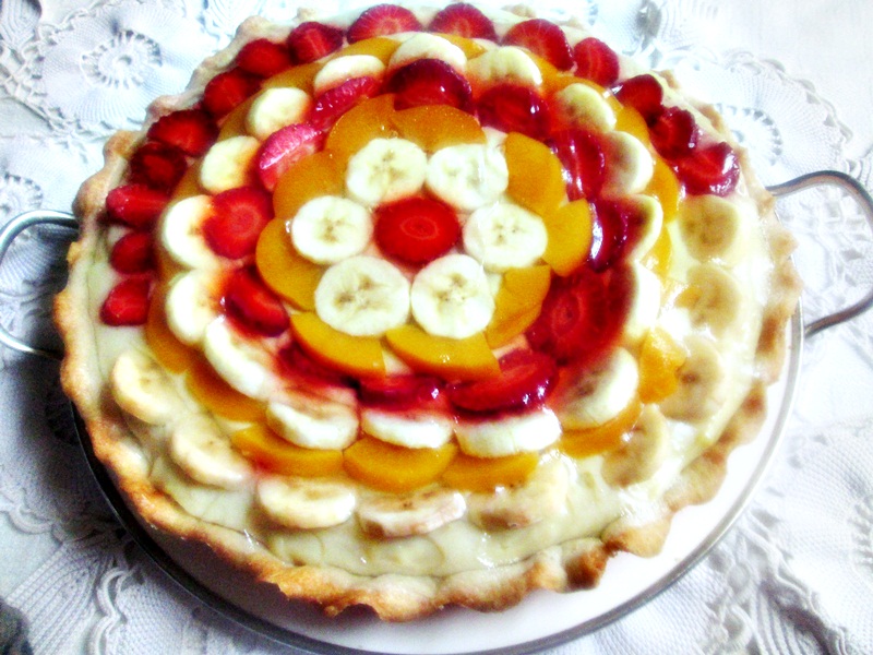 Tarta cu fructe (de post)