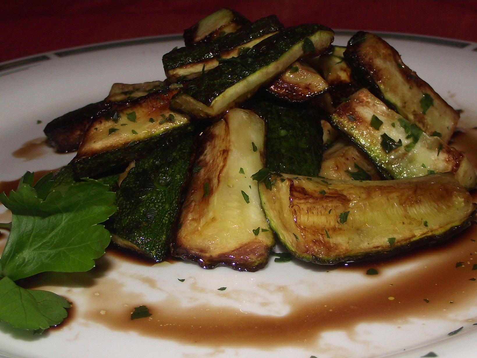 Zucchini prajite