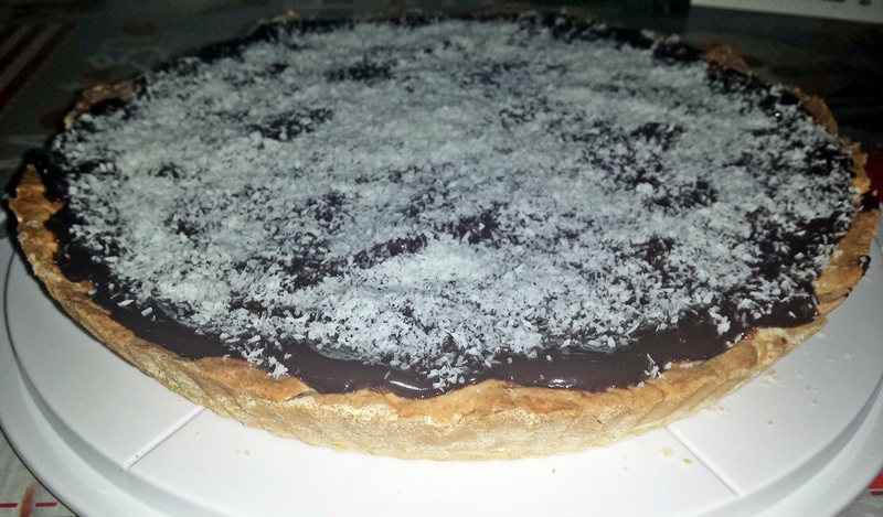 Tarta cu crema de gris si ciocolata