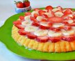 Tarta cu budinca si fructe reteta de desert de casa delicios-2