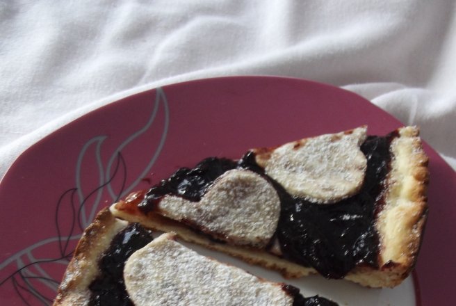 Tarta cu gem de prune