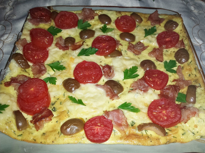 Frittata pizzaiola la cuptor