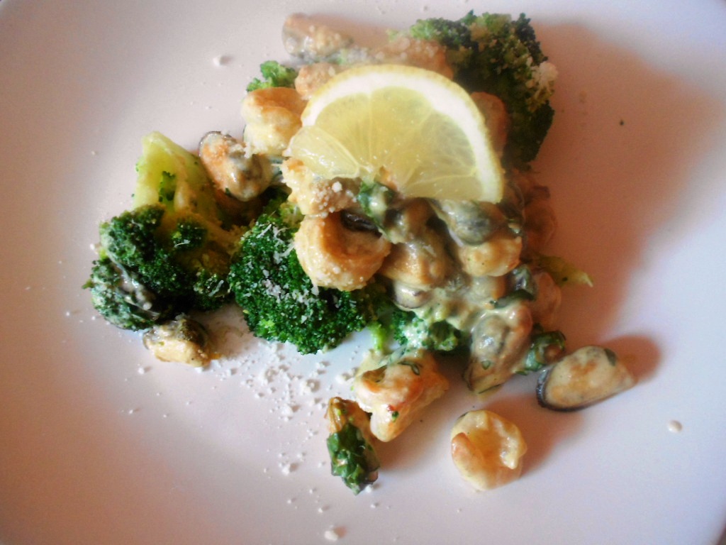 Fructe de mare cu brocoli