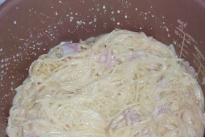 Spaghete Carbonara (multicooker)