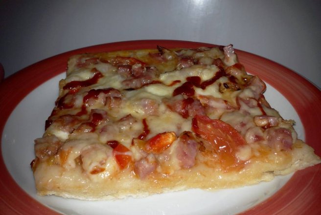 Pizza cu blat perfect