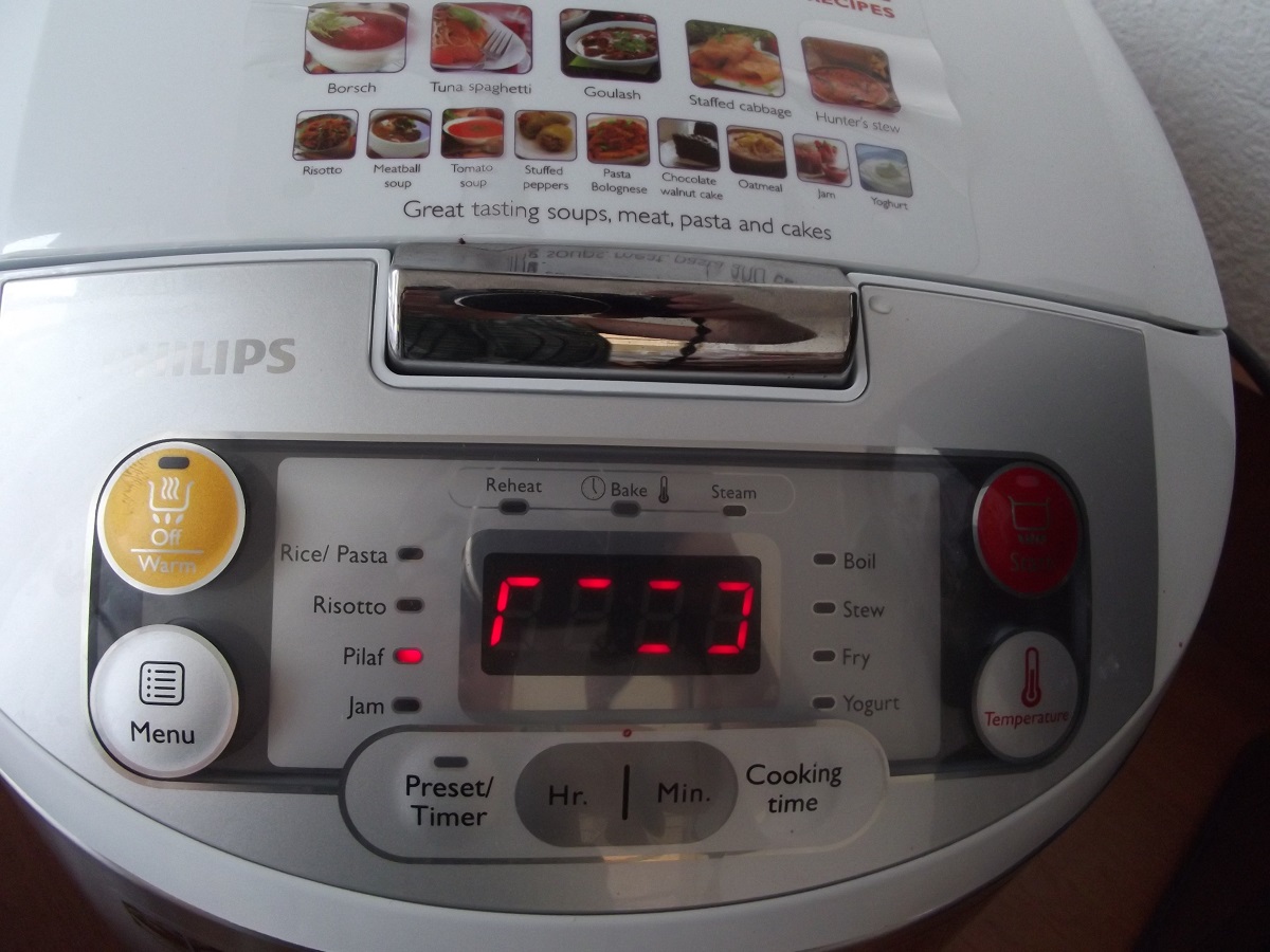 Pilaf cu ciuperci la Multicooker ( de post)