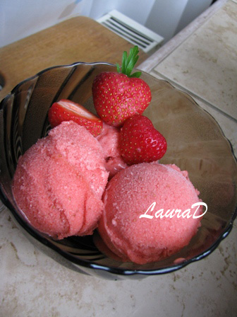 Sorbet de capsuni