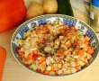 Cotlet porc pe pat de legume-1