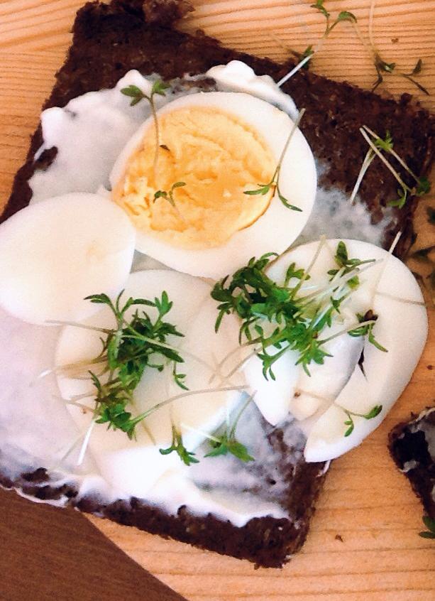 Smørrebrød cu oua