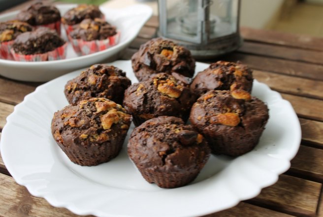 Muffins cu bucati de ciocolata