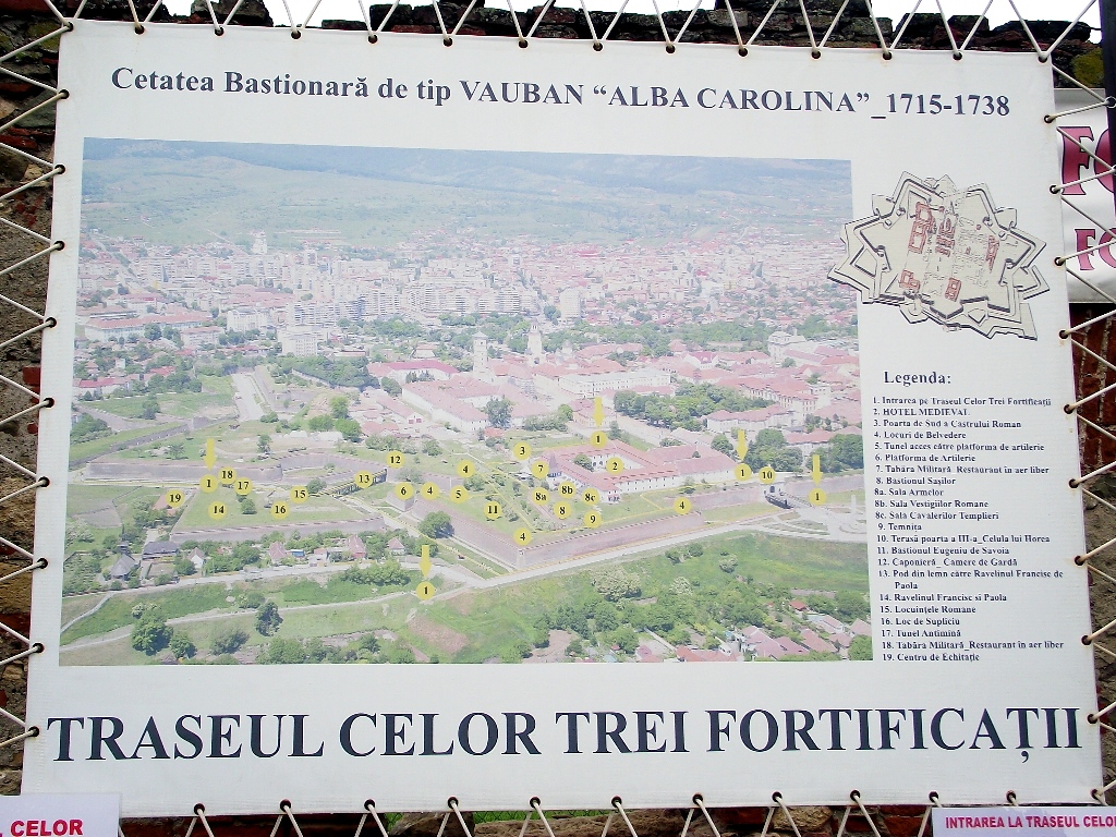 Traseul celor trei fortificatii