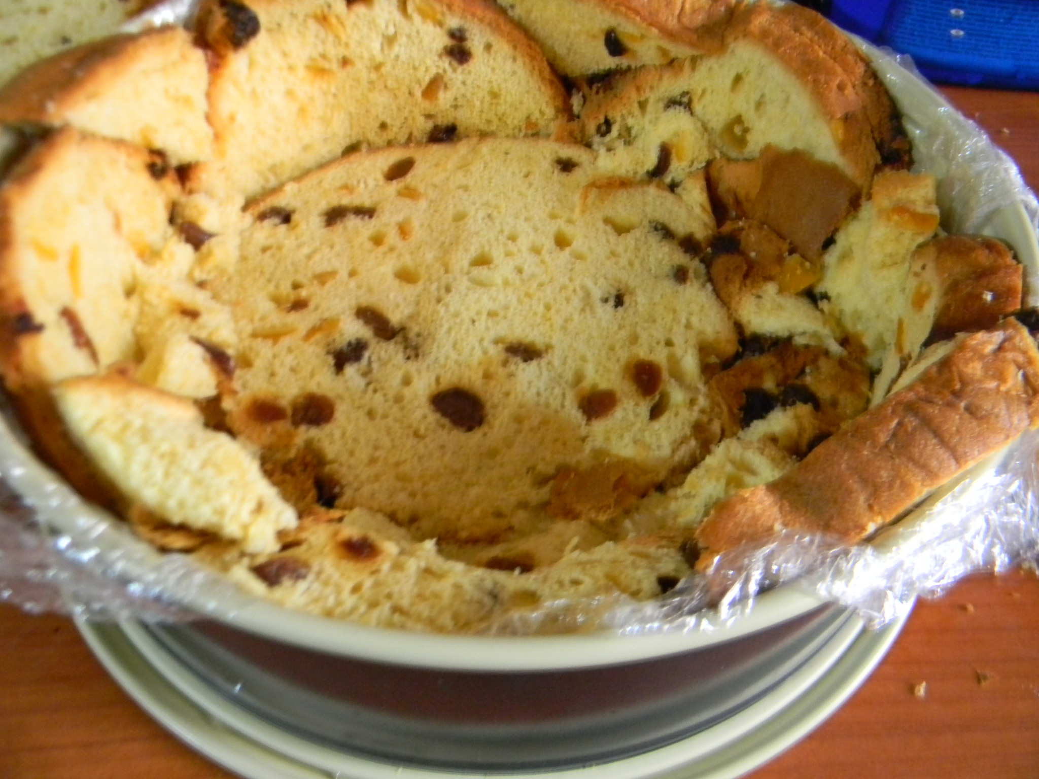 Panettone umplut cu inghetata