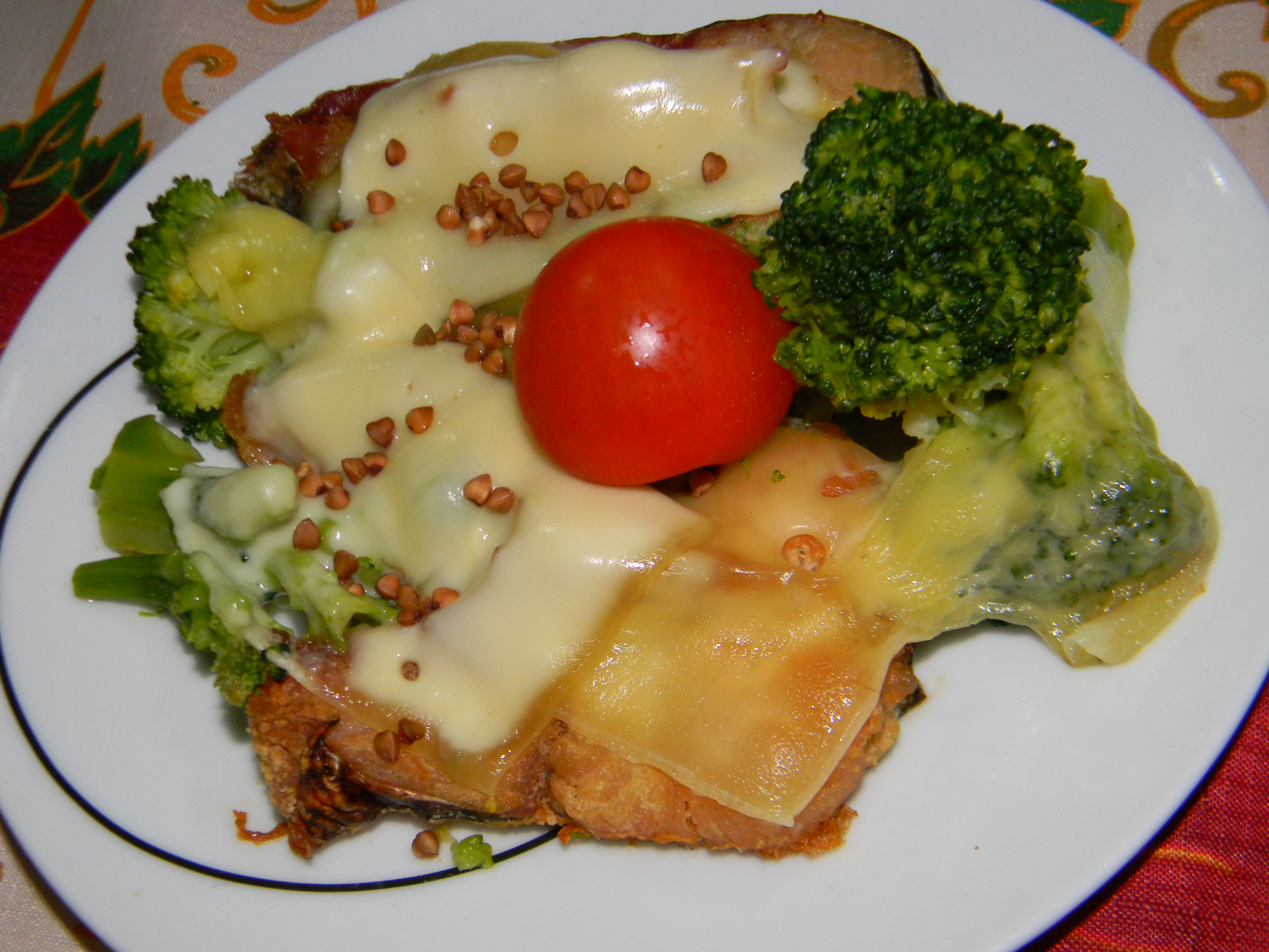 Somn gratinat si broccoli