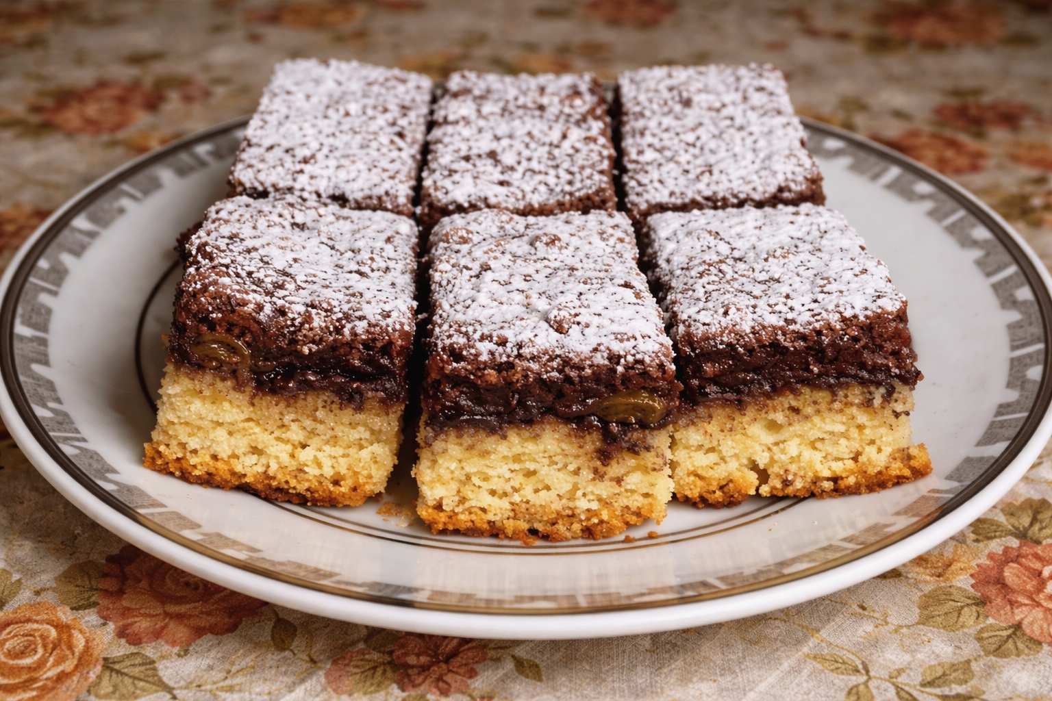 Prajitura cu nuca si gem