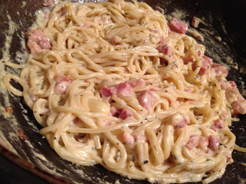 Spaghete carbonara, reţetă delicioasa