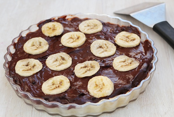 Tarta cu ciocolata si banane