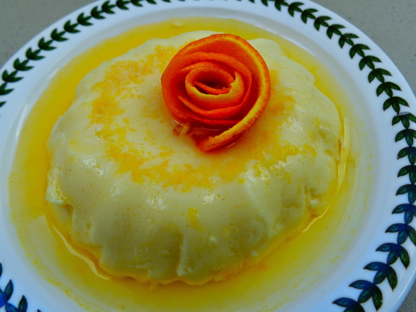 Flan de portocale