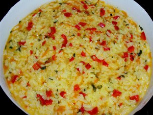 Pilaf de orez cu legume