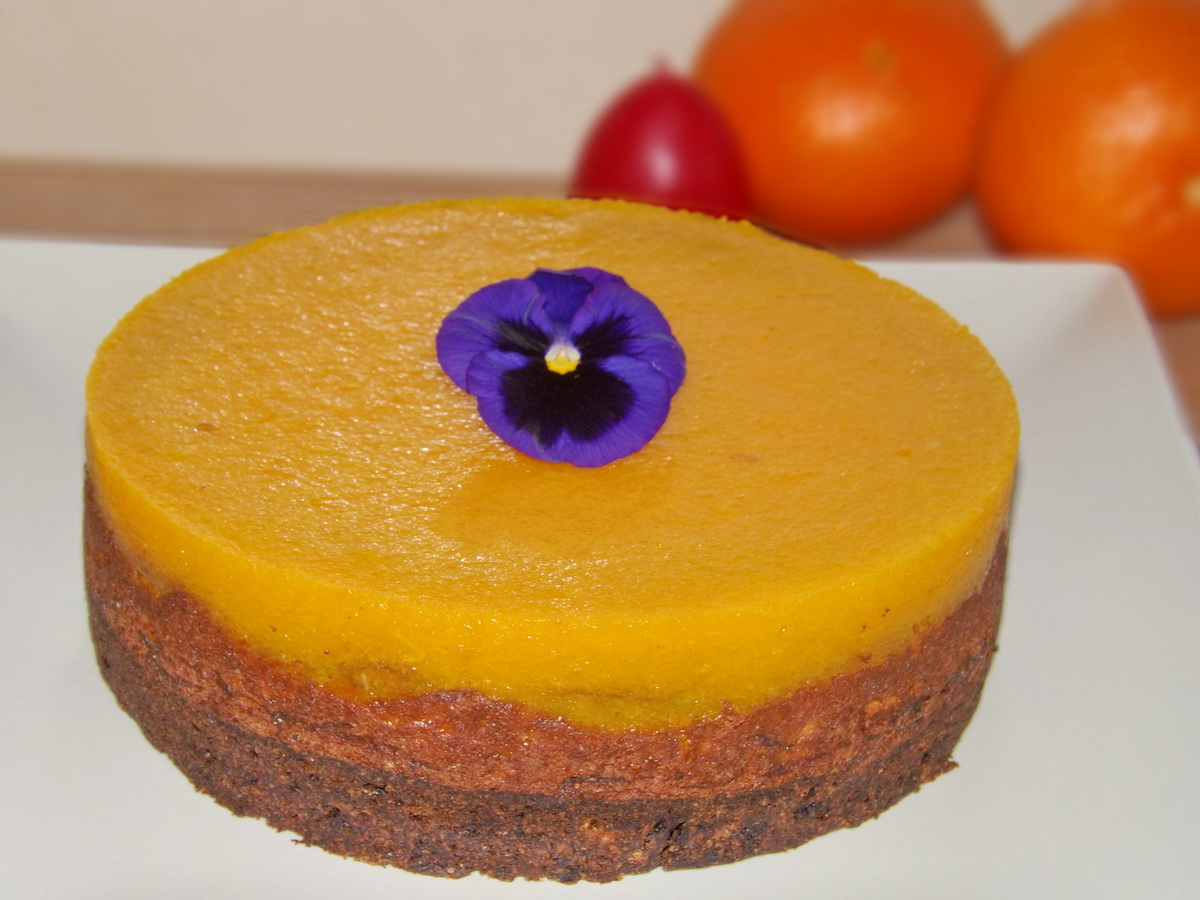 Cheesecake cu portocale