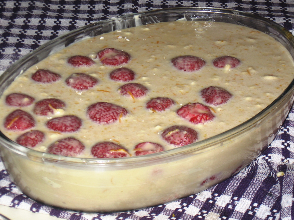 Clafoutis cu capsune