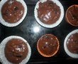 Muffins ciocolatoase cu crema de mascarpone si nutella-8
