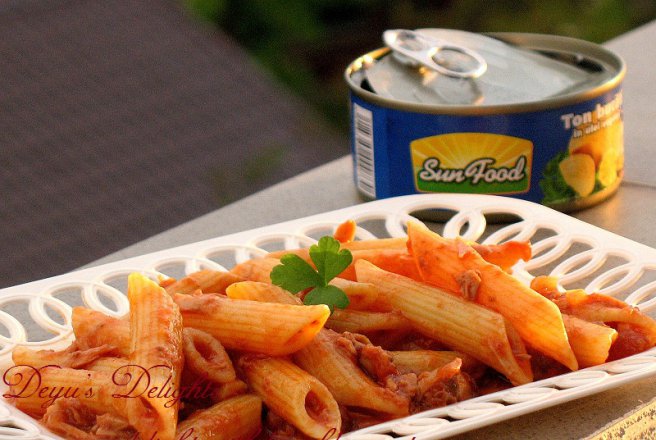 Penne cu ton