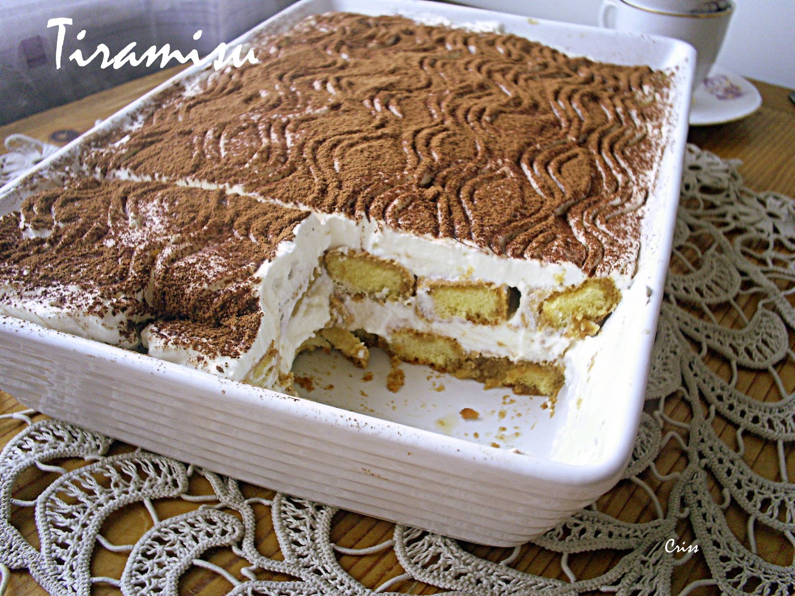 Desert tiramisu reteta fara oua