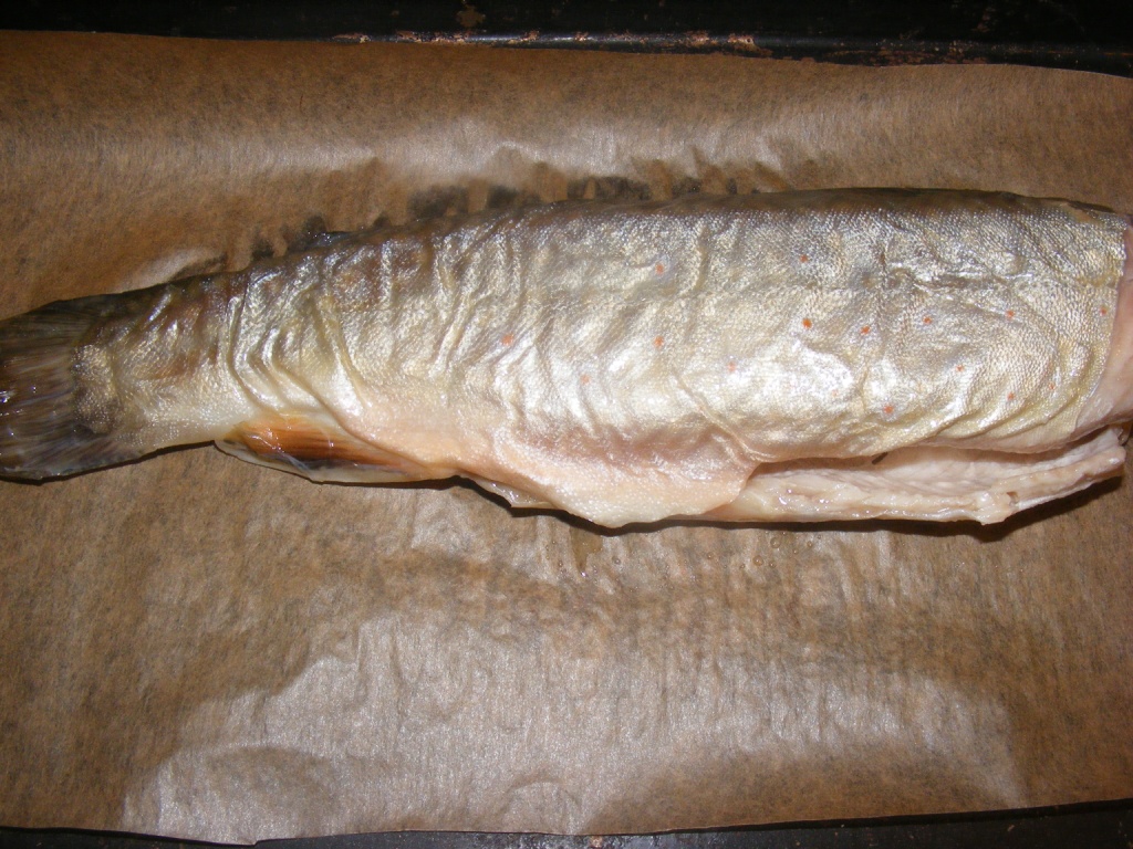 Păstrăv simplu la cuptor (en papillote)